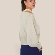 Carica l'immagine nel visualizzatore di Gallery, Tensione in maglia con nodo Art D75639
