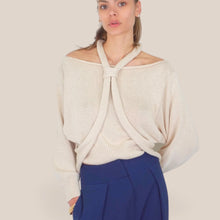 Carica l'immagine nel visualizzatore di Gallery, Tensione in maglia con nodo Art D75639
