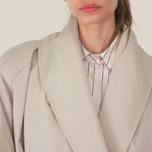 Carica l'immagine nel visualizzatore di Gallery, Haveone bomber allacciatura fondo elastico retro 37% cotone Art KVS-Q058
