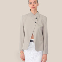 Carica l'immagine nel visualizzatore di Gallery, Haveone blazer tortora  allacciatura collo Art JMN-Q090
