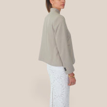 Carica l'immagine nel visualizzatore di Gallery, Haveone blazer tortora  allacciatura collo Art JMN-Q090
