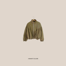 Carica l'immagine nel visualizzatore di Gallery, Haveone bomber increspato foderato elastico fondo 100% cotone Art KVS-Q035
