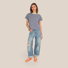 Carica l'immagine nel visualizzatore di Gallery, Haveone jeans Stella strappato 100% cotone Art PLS-Q042
