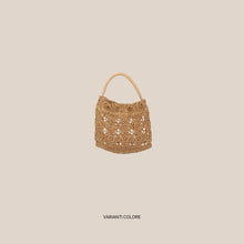 Carica l'immagine nel visualizzatore di Gallery, Susy MIx borsina crochet manico cuoio Art 618B
