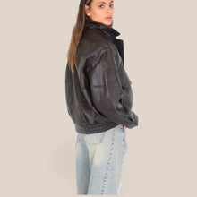 Carica l'immagine nel visualizzatore di Gallery, Haveone bomber ecopelle foderato Art KJJ-Q062
