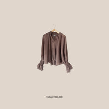 Carica l'immagine nel visualizzatore di Gallery, Philia Loft camicia scollo V 97% viscosa Art V02A0743
