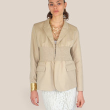 Carica l'immagine nel visualizzatore di Gallery, Tensione in smock in vita foderata 98% cotone Art 38842
