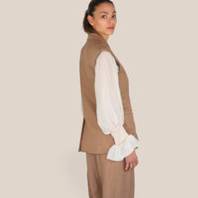 Carica l'immagine nel visualizzatore di Gallery, Philia Loft gilet over 53% lyocell 47% cotone Art V02A0741 ( pantalone Art V02A0742

