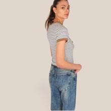 Carica l'immagine nel visualizzatore di Gallery, Philia Loft t-shirt rigata 35% viscosa 305 cotone Art V02F0614
