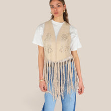 Carica l'immagine nel visualizzatore di Gallery, Vicolo gilet suede con frange Art TAB1435
