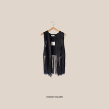 Carica l'immagine nel visualizzatore di Gallery, Vicolo gilet suede con frange Art TAB1435
