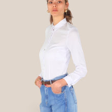 Carica l'immagine nel visualizzatore di Gallery, Vicolo camicia body aderente con spallini 70% cotone Art TAB1365
