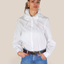 Carica l'immagine nel visualizzatore di Gallery, Vicolo camicia colletto con laccio100% cotone Art TAB1119
