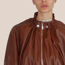 Carica l'immagine nel visualizzatore di Gallery, Haveone bomber cuoio coulisse colletto Art KVS-Q063
