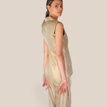 Carica l'immagine nel visualizzatore di Gallery, Dixie blazer sfiancato senza maniche 84% viscosa Art LAI61ES ( pantalone Art PDUH1ES )
