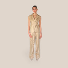 Carica l'immagine nel visualizzatore di Gallery, Dixie pantalone palazzo elastico retro 84% viscosa Art PDUH1ES ( blazer Art LAI61ES )

