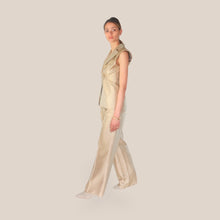 Carica l'immagine nel visualizzatore di Gallery, Dixie pantalone palazzo elastico retro 84% viscosa Art PDUH1ES ( blazer Art LAI61ES )
