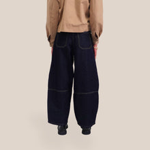Carica l'immagine nel visualizzatore di Gallery, Tensione in jeans barrel western 100% cotone Art BALL-BLU
