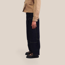Carica l'immagine nel visualizzatore di Gallery, Tensione in jeans barrel western 100% cotone Art BALL-BLU
