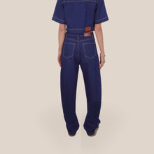 Carica l'immagine nel visualizzatore di Gallery, Tensione in jeans barrel 100% cotone Art 38859 ( giacchino Art 38860 )
