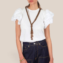 Carica l'immagine nel visualizzatore di Gallery, Tensione in t-shirt con manica popeline 100% cotone Art II1098
