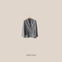 Carica l'immagine nel visualizzatore di Gallery, Vicolo blazer over doppio petto 23% lyocell 22% viscosa Art TAB1492 ( minigonna TAB1491 )
