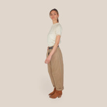 Carica l'immagine nel visualizzatore di Gallery, Vicolo pantalone baloon con cintura 1005 cotone Art TAB1484
