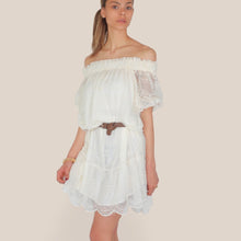 Carica l'immagine nel visualizzatore di Gallery, Vicolo abito shiffer pizzo con cintura Art TAB1454
