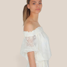 Carica l'immagine nel visualizzatore di Gallery, Vicolo abito shiffer pizzo con cintura Art TAB1454
