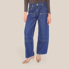Carica l'immagine nel visualizzatore di Gallery, Haveone jeans toppe denim blu 100% cotone Art PLS-Q299
