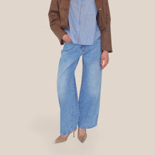 Carica l'immagine nel visualizzatore di Gallery, Haveone jeans Bella denim blu 100% cotone Art PLS-Q272
