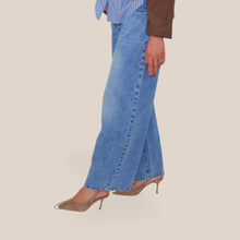 Carica l'immagine nel visualizzatore di Gallery, Haveone jeans Bella denim blu 100% cotone Art PLS-Q272
