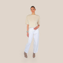 Carica l'immagine nel visualizzatore di Gallery, Haveone jeans Bella bianco 100% cotone Art PLS-Q052
