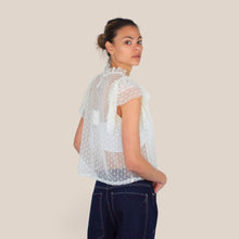 Carica l'immagine nel visualizzatore di Gallery, Tensione in blusa over rouches Art 34250
