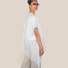 Carica l'immagine nel visualizzatore di Gallery, Vicolo t-shirt in lyocell fondo asimmetrico Art UAB0189
