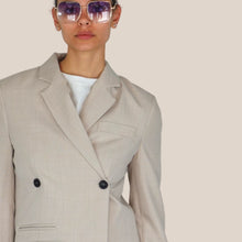 Carica l'immagine nel visualizzatore di Gallery, Vicolo blazer doppio petto filo lurex art TAB1602 ( pantalone Art TAB1603 )
