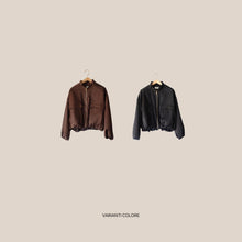 Carica l'immagine nel visualizzatore di Gallery, Vicolo bomber satin elastico fondo Art TAB0623
