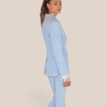 Carica l'immagine nel visualizzatore di Gallery, Vicolo blazer sfiancato spalla larga Art TE0596 ( pantalone Art TE0847 )
