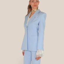 Carica l'immagine nel visualizzatore di Gallery, Vicolo blazer sfiancato spalla larga Art TE0596 ( pantalone Art TE0847 )
