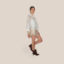 Carica l'immagine nel visualizzatore di Gallery, Haveone shorts paillettes elastico vita Art PVS-Q447
