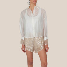 Carica l'immagine nel visualizzatore di Gallery, Haveone shorts paillettes elastico vita Art PVS-Q447
