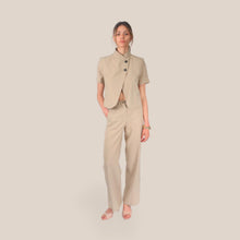 Carica l'immagine nel visualizzatore di Gallery, Haveone pantalone palazzo 93 % viscosa Art PMN-Q419 ( blazer Art JMN-Q116 )
