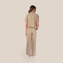 Carica l'immagine nel visualizzatore di Gallery, Haveone pantalone palazzo 93 % viscosa Art PMN-Q419 ( blazer Art JMN-Q116 )
