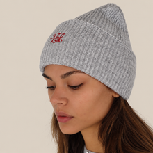 Carica l'immagine nel visualizzatore di Gallery, Vicolo cappello grigio perla con ricamo VCL 40% viscosa 25% lana 5% cashmere Art 7AC7197
