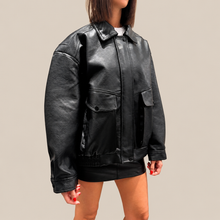 Carica l'immagine nel visualizzatore di Gallery, Haveone bomber ecopelle Art KJJ-Q062
