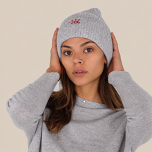 Carica l'immagine nel visualizzatore di Gallery, Vicolo cappello grigio perla con ricamo VCL 40% viscosa 25% lana 5% cashmere Art 7AC7197
