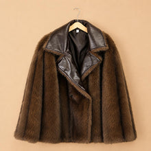 Carica l'immagine nel visualizzatore di Gallery, Tensione in Bomber eco-pelliccia moro Art FW260001
