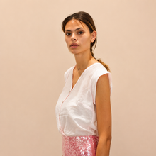Carica l'immagine nel visualizzatore di Gallery, Tensione in camicia mussola 100% cotone Art H094C35
